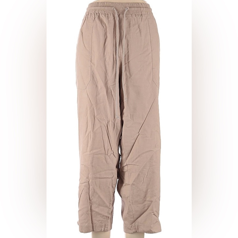 NWT Democracy high rise linen blend pants size 24W
